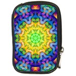 Psychedelic Abstract Compact Camera Leather Case