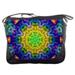 Psychedelic Abstract Messenger Bag