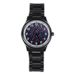 Polka Dot Sparkley Jewels 2 Sport Metal Watch (Black)