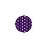 Flare Polka Dots 1  Mini Button Magnet