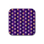 Flare Polka Dots Drink Coasters 4 Pack (Square)