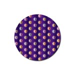 Flare Polka Dots Drink Coasters 4 Pack (Round)