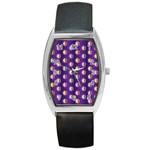 Flare Polka Dots Tonneau Leather Watch