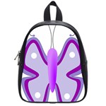 Cute Awareness Butterfly School Bag (Small)