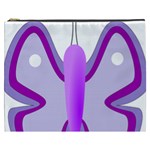 Cute Awareness Butterfly Cosmetic Bag (XXXL)