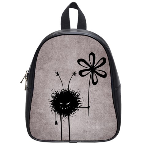 Evil Flower Bug Vintage School Bag (Small) from UrbanLoad.com Front