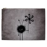 Evil Flower Bug Vintage Cosmetic Bag (XXL)