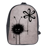 Evil Flower Bug Vintage School Bag (XL)