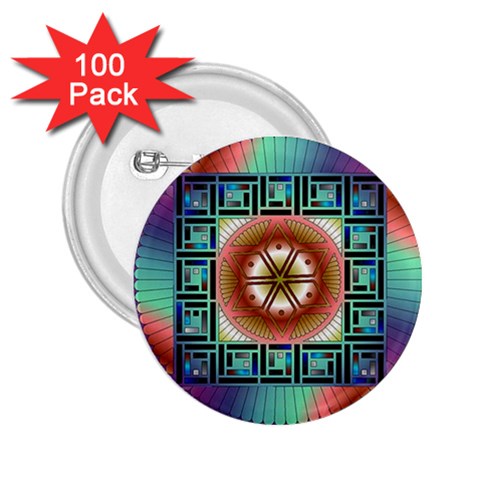 Cosmic Code 2.25  Button (100 pack) from UrbanLoad.com Front