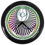 Divine Power Wall Clock (Black)