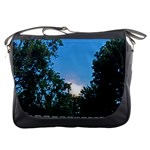 Coming Sunset Accented Edges Messenger Bag