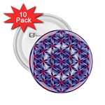 Life Flower 2.25  Button (10 pack)