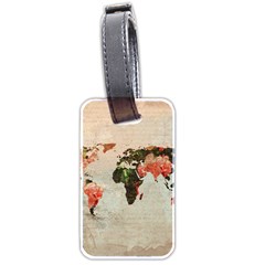 Vintageworldmap1200 Luggage Tag (Two Sides) from UrbanLoad.com Front