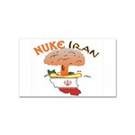 Nuke Iran Sticker Rectangular (100 pack)