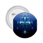 Glossy Blue Cross Live Wp 1 2 S 307x512 2.25  Button