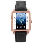 Glossy Blue Cross Live Wp 1 2 S 307x512 Rose Gold Leather Watch 