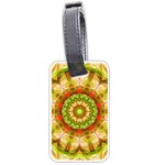 Red Green Apples Mandala Luggage Tag (One Side)