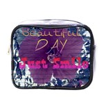 Beautiful Day Just Smile Mini Travel Toiletry Bag (One Side)