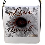 Live love laugh Flap Closure Messenger Bag (Small)
