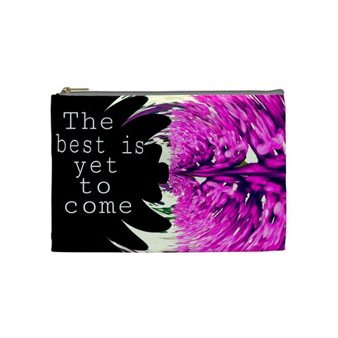 The best is yet to come Cosmetic Bag (Medium) from UrbanLoad.com Front