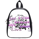Live Peace Dream Hope Smile Love School Bag (Small)
