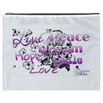 Live Peace Dream Hope Smile Love Cosmetic Bag (XXXL)