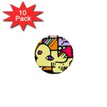 Fighting The Fog 1  Mini Button (10 pack)