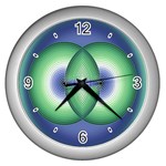 Interconnection Wall Clock (Silver)