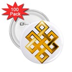 Endless Knot gold 2.25  Button (100 pack)