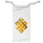 Endless Knot gold Jewelry Bag