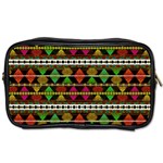Aztec Style Pattern Travel Toiletry Bag (One Side)