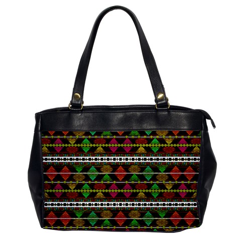 Aztec Style Pattern Oversize Office Handbag (One Side) from UrbanLoad.com Front