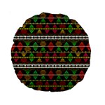 Aztec Style Pattern 15  Premium Round Cushion 