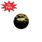 Dark Meadow Landscape  1  Mini Button (10 pack)