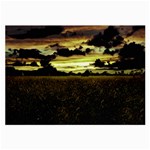 Dark Meadow Landscape  Glasses Cloth (Large, Two Sided)