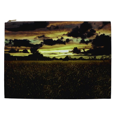 Dark Meadow Landscape  Cosmetic Bag (XXL) from UrbanLoad.com Front