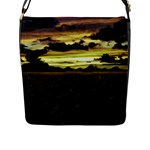 Dark Meadow Landscape  Flap Closure Messenger Bag (Large)