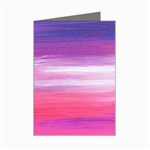 Abstract In Pink & Purple Mini Greeting Card (8 Pack)