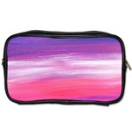 Abstract In Pink & Purple Travel Toiletry Bag (Two Sides)