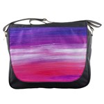 Abstract In Pink & Purple Messenger Bag