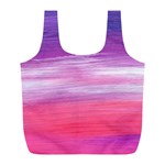 Abstract In Pink & Purple Reusable Bag (L)