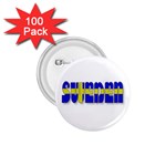 Flag Spells Sweden 1.75  Button (100 pack)