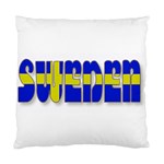 Flag Spells Sweden Cushion Case (Single Sided) 