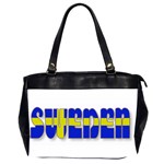 Flag Spells Sweden Oversize Office Handbag (Two Sides)