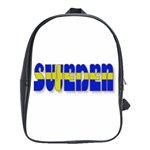 Flag Spells Sweden School Bag (XL)