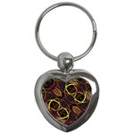 Luxury Futuristic Ornament Key Chain (Heart)
