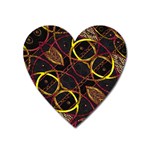 Luxury Futuristic Ornament Magnet (Heart)