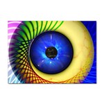 Eerie Psychedelic Eye A4 Sticker 100 Pack