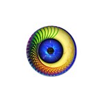 Eerie Psychedelic Eye Golf Ball Marker