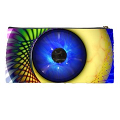 Eerie Psychedelic Eye Pencil Case from UrbanLoad.com Back